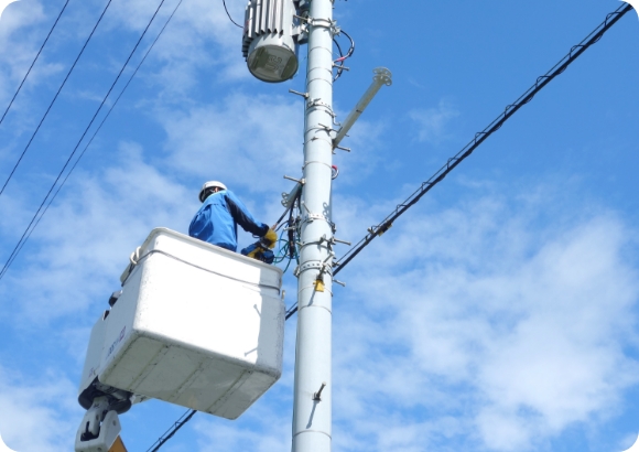 高圧電力→低圧電力の変更